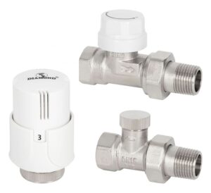 ZESTAW TERMOSTATYCZNY MODERN, EN215/PN-M-75002- DN15- F-P, PROSTY