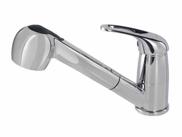 BATERIA MECH.ZLEWOZMYWAKOWA Z NATRYSKIEM, EN 817, FIDŻI. CHROM