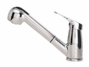 BATERIA MECH.ZLEWOZMYWAKOWA Z NATRYSKIEM, EN 817, KRETA. CHROM