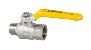 KUREK KULOWY DO INSTALACJI GAZOWYCH, TYP2200, CE15, EN 331, DN25(1), R/Rp
