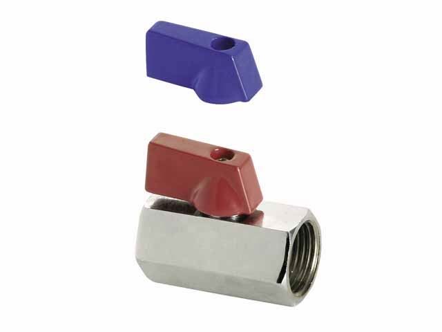 KUREK KULOWY EN 13828-S-Cu-DN15(1/2), MINI CHROM