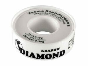 TAŚMA STANDARD NIESPIEKANA PTFE KL.G,GRp, 10 m*12 mm*0,075 mm*2,25 mg/cm2