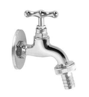 ZAWÓR WYPŁYWOWY DN15 (1/2) ZE ZŁĄCZKĄ DO WĘŻA EN-200,CHROM