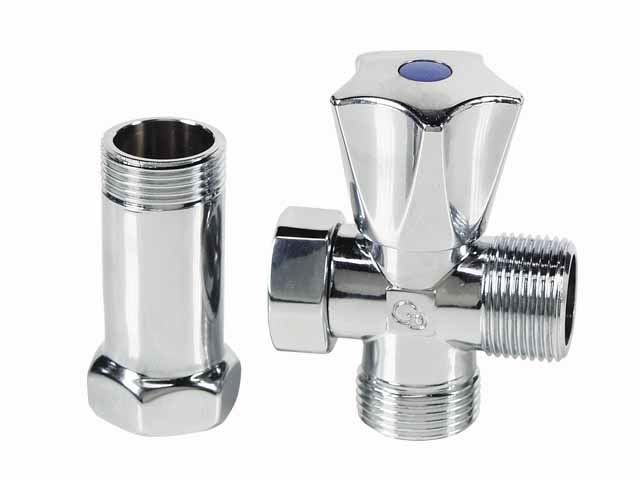 ZAWÓR ZAPOROWY, KĄTOWY PN-M-75002-DN15-K (DN20)(3/4x3/4x3/4),GRZYB.3-DROG.CH/PRZEDŁUŻKA, EN 1254-4, (DN20)(3/4x3/4)CH