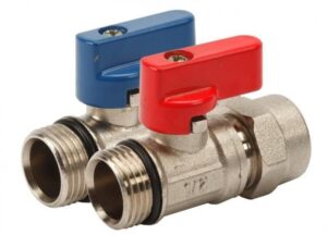 KUREK KULOWY EN 13828-S-Cu-DN15(1/2x16 PEX), MINI Z DŁAW.
