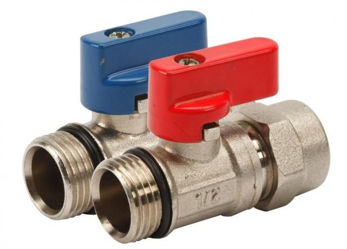 KUREK KULOWY EN 13828-S-Cu-DN15(1/2x16 PEX), MINI Z DŁAW.