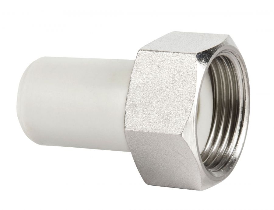 PP-R PN20 PÓŁŚRUBUNEK GW 20mm x 3/4