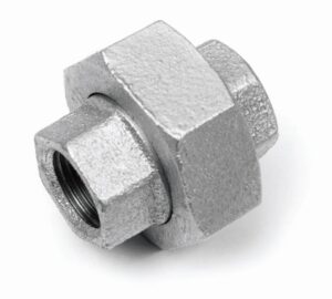 DWUZŁĄCZKA PŁASKA, PN-EN 10242,U1, 3 (80) Zn, A,  ŚRUBUNEK PROSTY, OCYNK