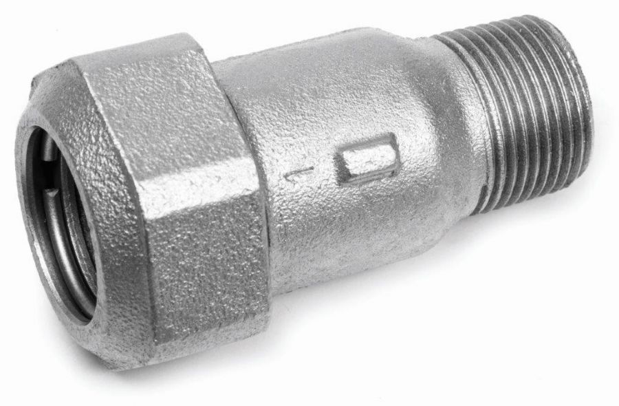 ZŁĄCZKA WZ, PN-EN 10242, N8, 3/4 (20) Zn, A ZŁĄCZKA Z ZACISKIEM JEDNOSTRONNYM WZMOCNIONYM, OCYNK