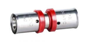 ŁĄCZNIK ZAPR. EN 1254-8, 25x32.ZŁ-PODWÓJNY PEX-AL-PEX