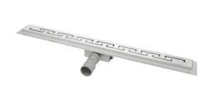 ODPŁYW LINIOWY PODŁOGOWY ZE STALI NIERDZEWNEJ 600 mm- HYDRO, Z SYFONEM