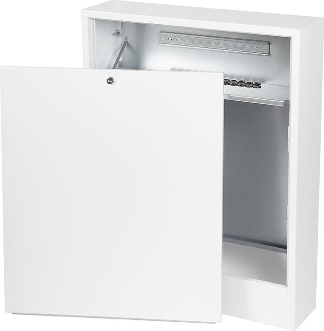 OBUDOWA METALOWA NATYNKOWA BIAŁA GŁĘBOKA- Z MIEJSCEM NA LISTWĘ STERUJĄCĄ W780/S845/G157- 12/8 obwodów (ORN-4WS)
