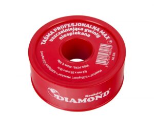 TAŚMA PROFESJONALNA MAX NIESPIEKANA PTFE KL.G,GRp 15 m*25 mm*0,2 mm*7 mg/cm2