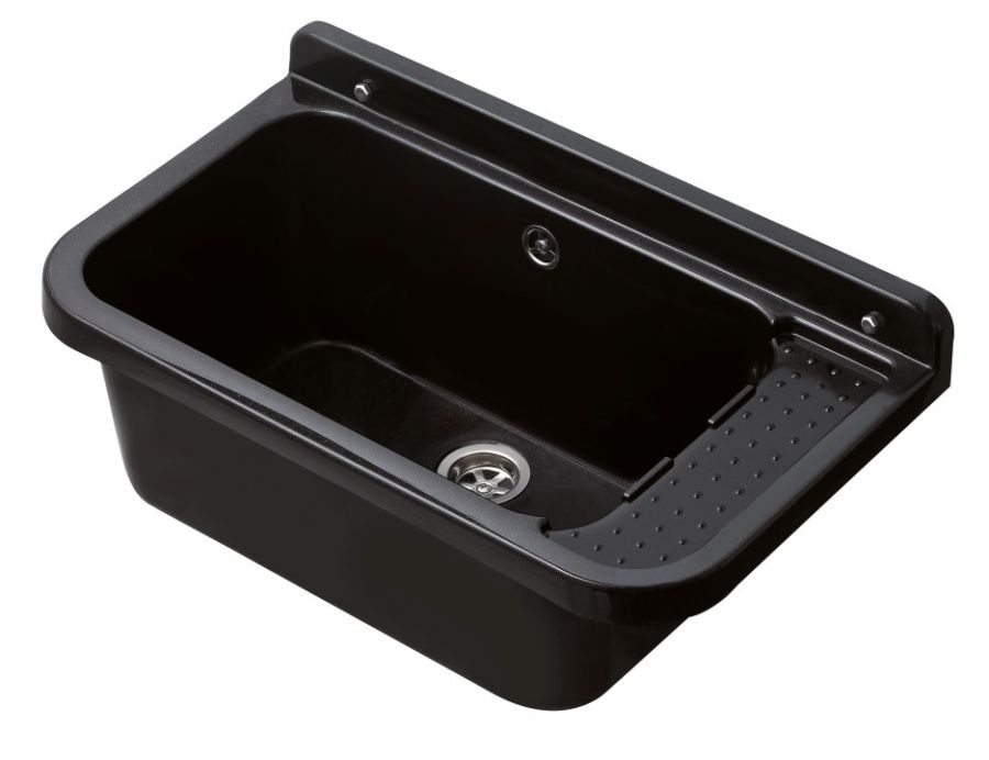 KOMORA GOSPODARCZA 60x34x21 - CZARNA