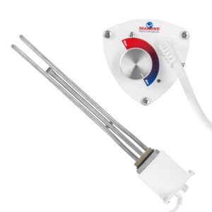 Elektryczna grzałka z regulacją temperatury do bojlerów 6/4", 2KW (GR)